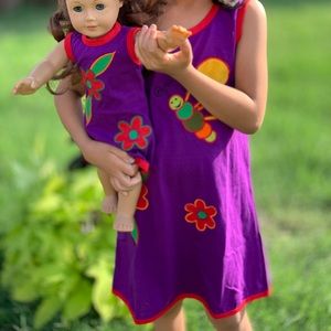 Doll and me matching dress